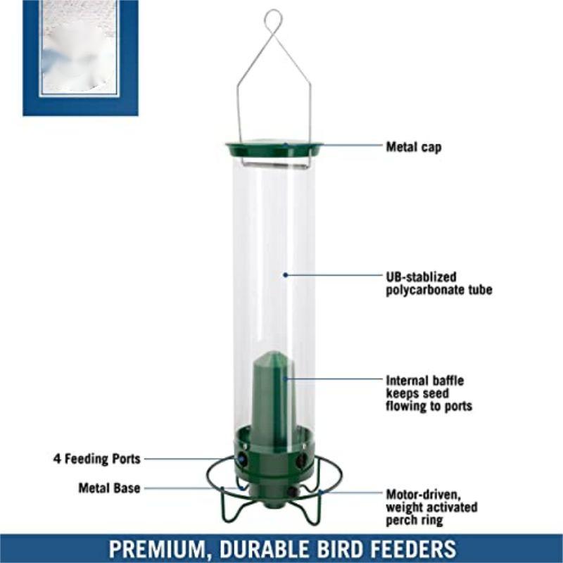 Squirrel-Proof Bird Feeder Outdoor Garden Decoration Automatic Bird Feeder Hanging Hummingbird Water Feeder