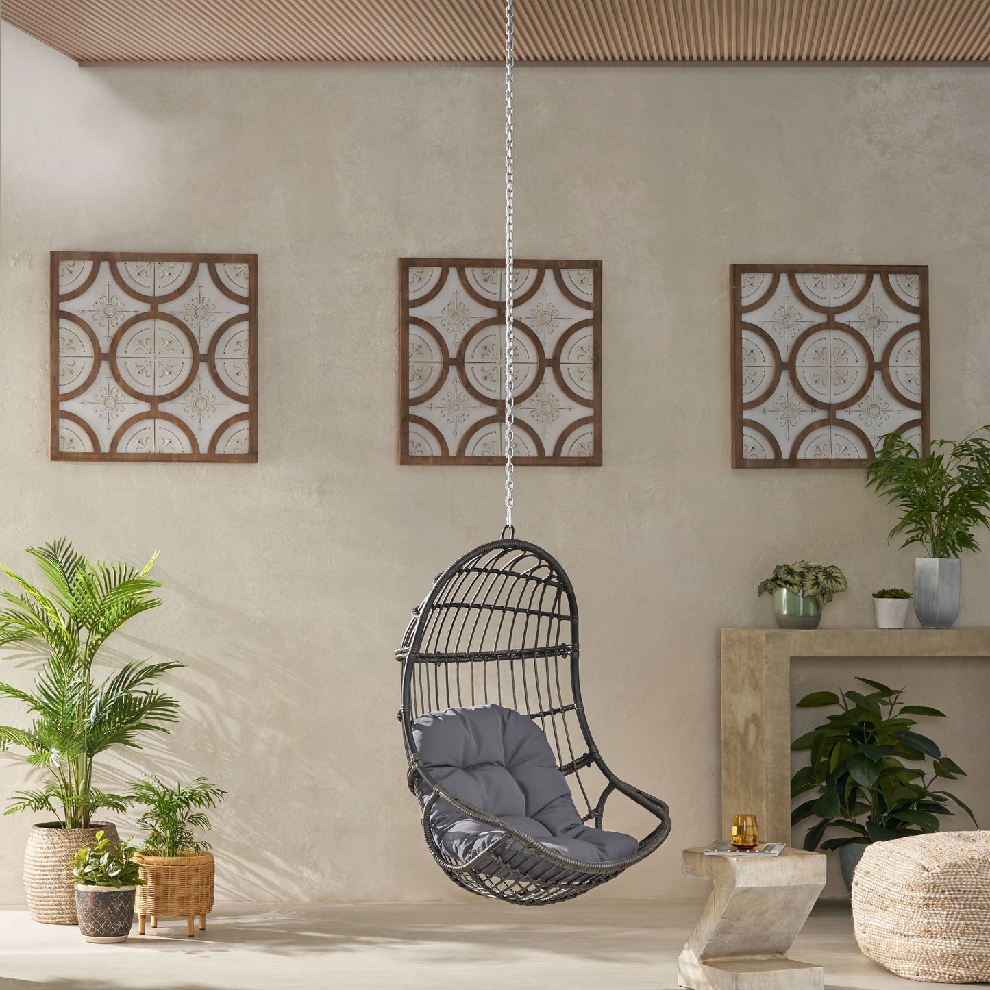 BERKSHIRE HANGING CHAIR WITH 8FT CHAIN