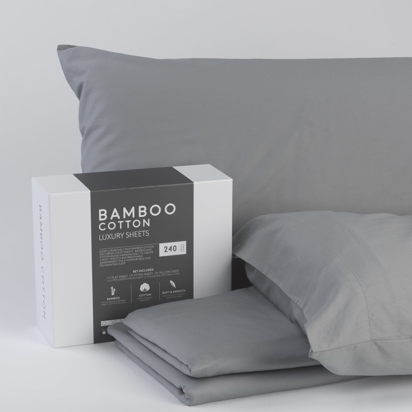 Cal King Split Bamboo Cotton Sheets