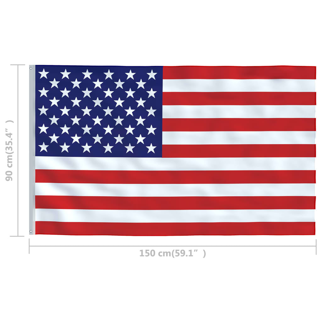 US Flag 35.4"x59.1"