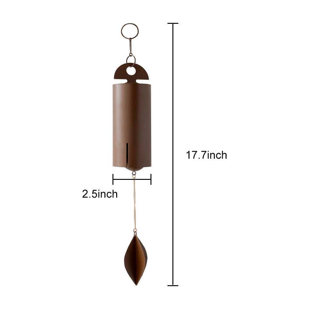 Outdoor Wind Chimes Heroic Windbell Antique Wind Bell, Deep Resonance Serenity Bell, Metal Cylinder Wind Chimes