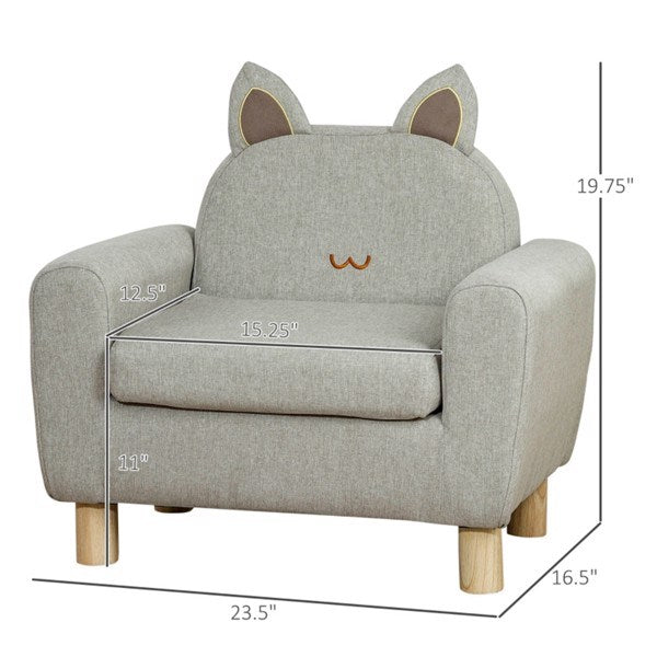 Kids Sofa Chair Seat-Grey