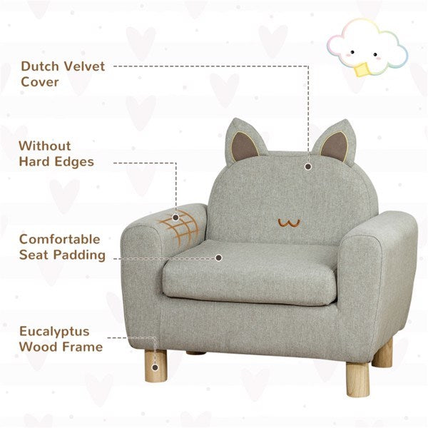 Kids Sofa Chair Seat-Grey