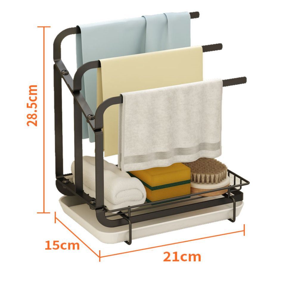 Disassembly And Assembly Of Cloth Rack, Countertop Sink, Drainage, Debris Sorting Rack, Kitchen Supplies, Small Item Storage Rack