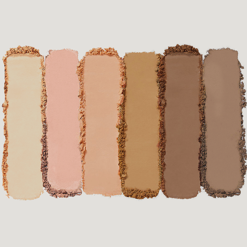 6 Colors Full-Sized Contour Palette  Blush and Bronzer Concealer Palette Cruelty Free&Vegan