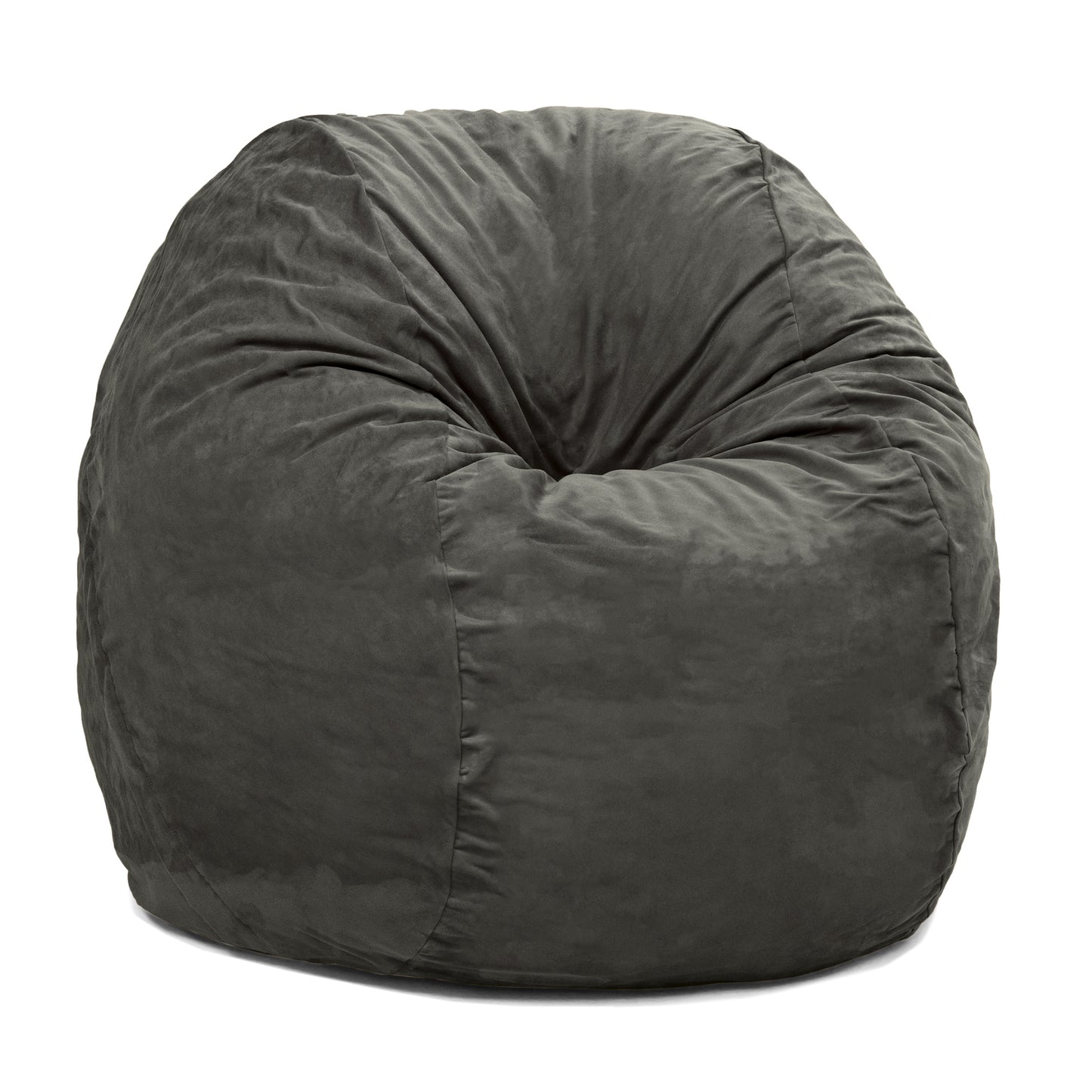 Jaxx Saxx 5 Foot Large Bean Bag w/ Removable Cover, Charcoal