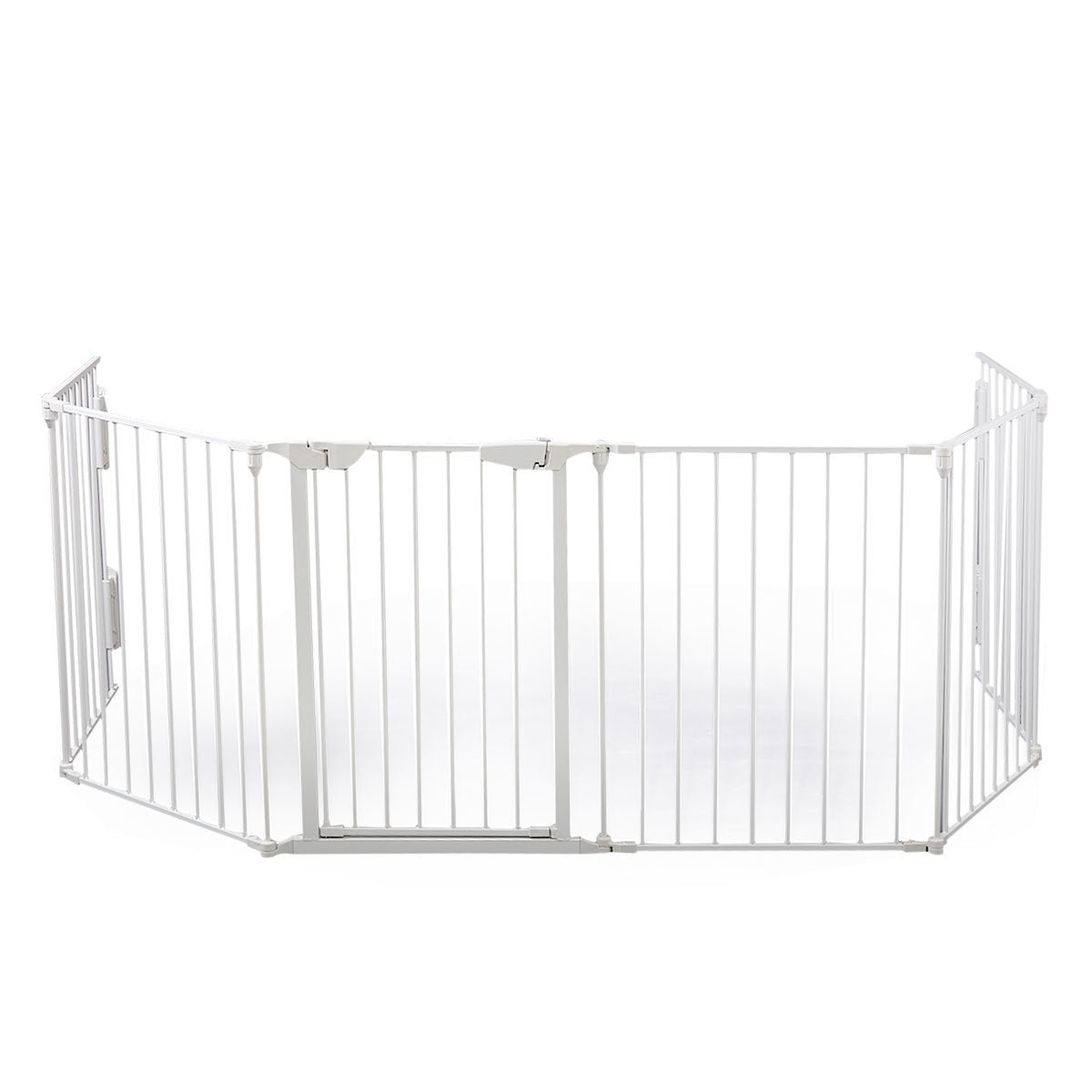 Metal Baby Playpen Fireplace Safety Fence;  Extra Wide Barrier Gate for Indoor Baby/Pet /Christmas Tree XH