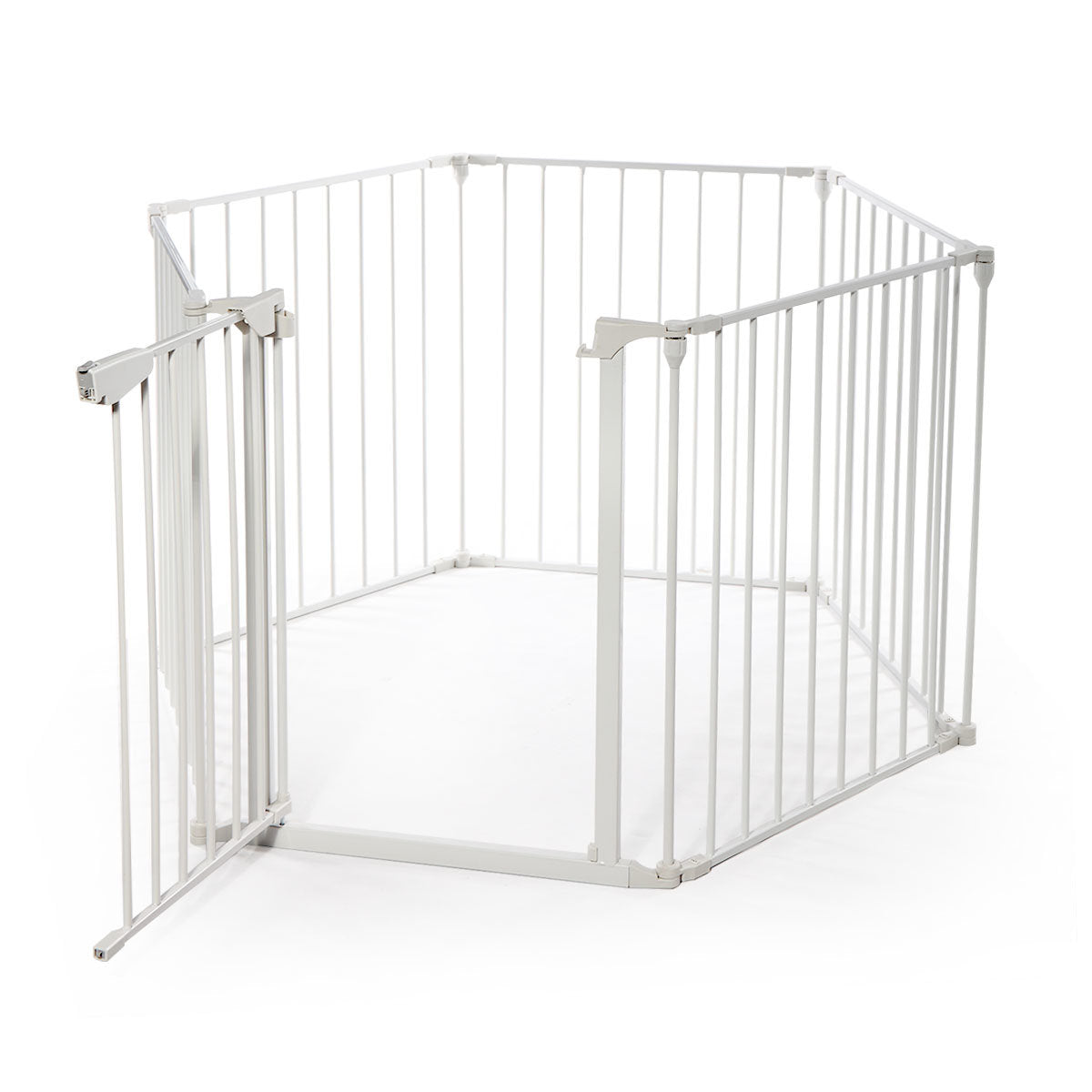 Metal Baby Playpen Fireplace Safety Fence;  Extra Wide Barrier Gate for Indoor Baby/Pet /Christmas Tree XH