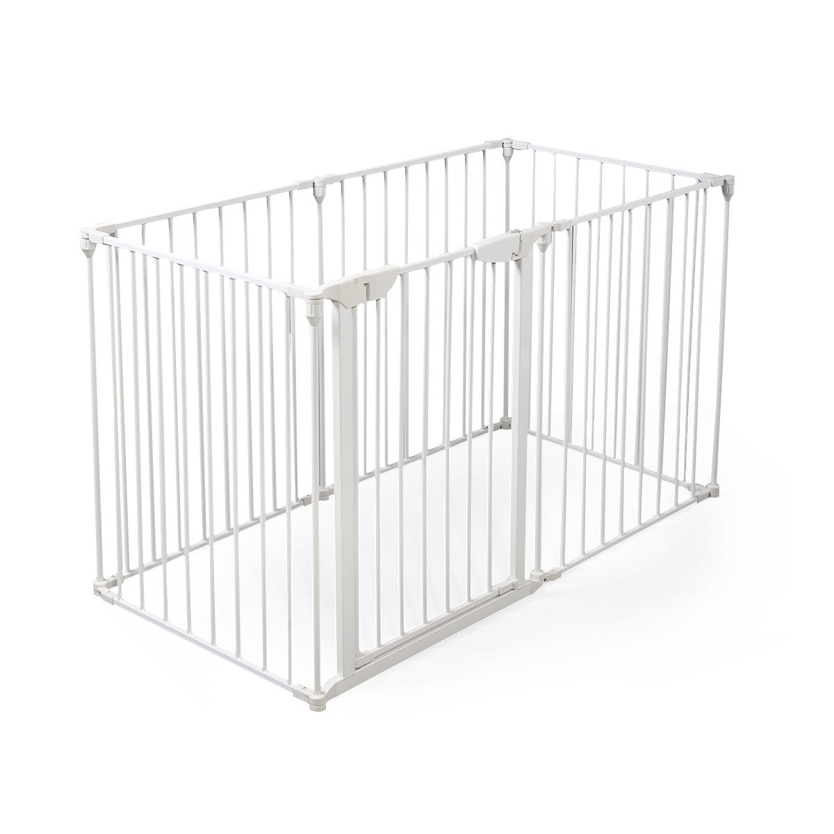 Metal Baby Playpen Fireplace Safety Fence;  Extra Wide Barrier Gate for Indoor Baby/Pet /Christmas Tree XH