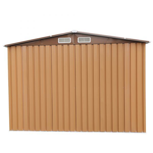 8' x 8'ft Outdoor Storage Shed Kit-Perfect to Store Patio Furniture, Garden Tools Bike Accessories, Beach Chairs and Lawn Mower XH