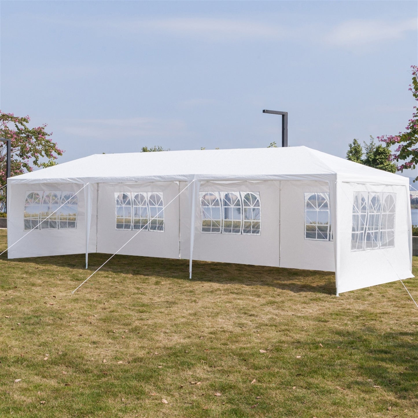 3 x 9m Eight Sides Two Doors Waterproof Tent with Spiral Tubes