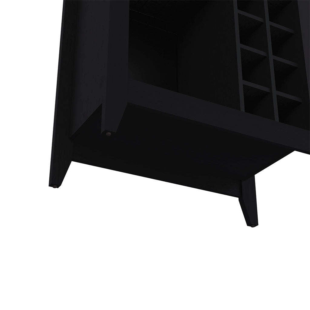 Bar Cabinet Castle, Living Room, Black