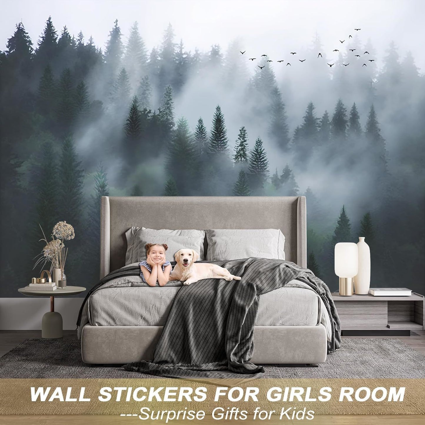 Large Silk Wall Murals, Cloud Wallpaper, 155in(W) x103in(H), Kids Wallpaper, Showcasing Luxury and Elegance, Perfect for Kids' Room, Living Room, and Wallpaper for Bedroom.