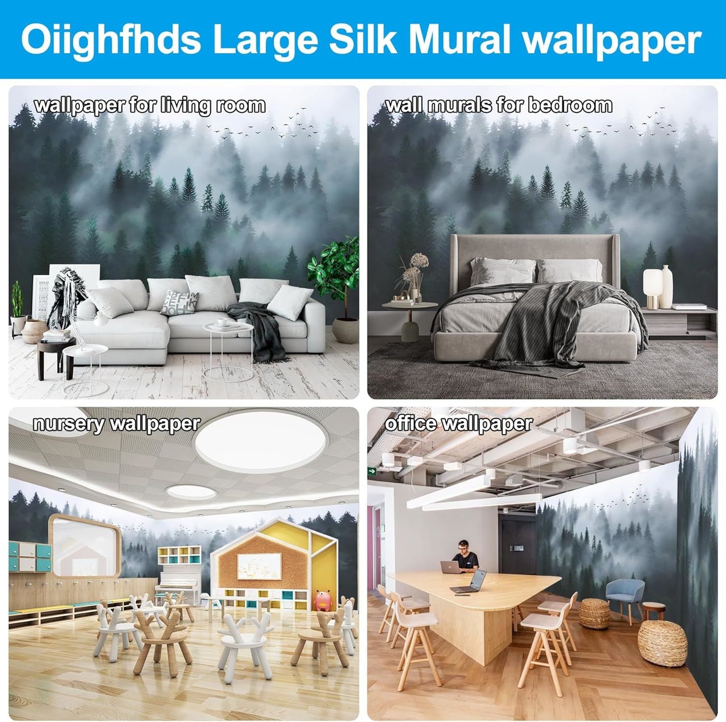 Large Silk Wall Murals, Cloud Wallpaper, 155in(W) x103in(H), Kids Wallpaper, Showcasing Luxury and Elegance, Perfect for Kids' Room, Living Room, and Wallpaper for Bedroom.