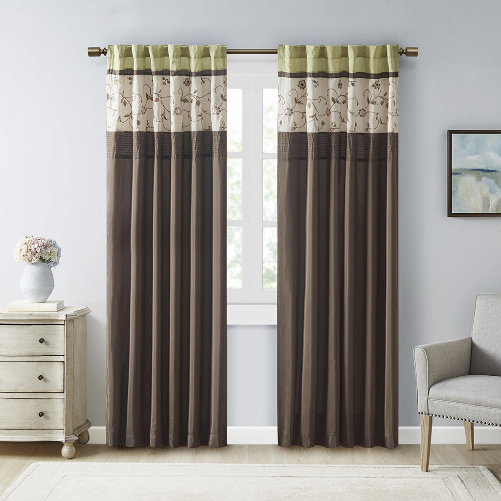 Embroidered Curtain Panel