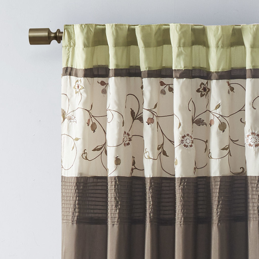 Embroidered Curtain Panel