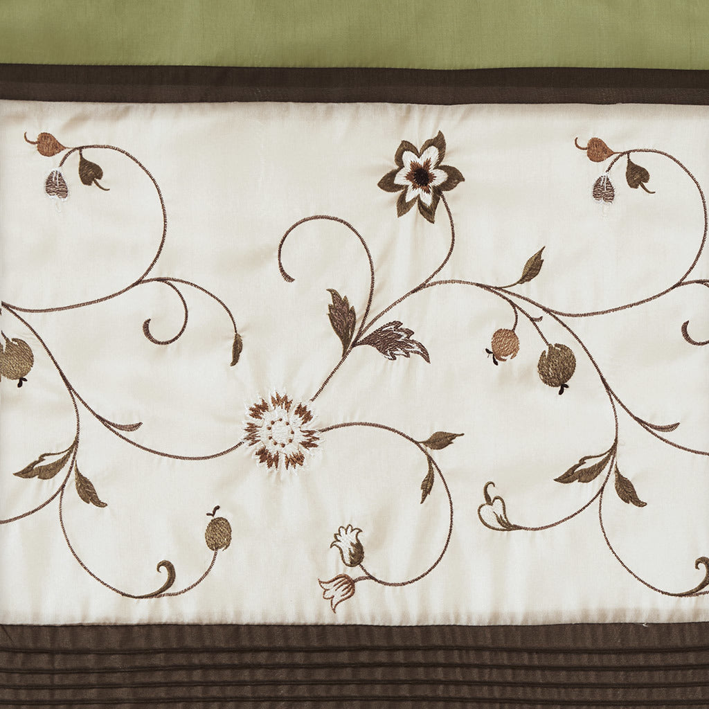 Embroidered Curtain Panel