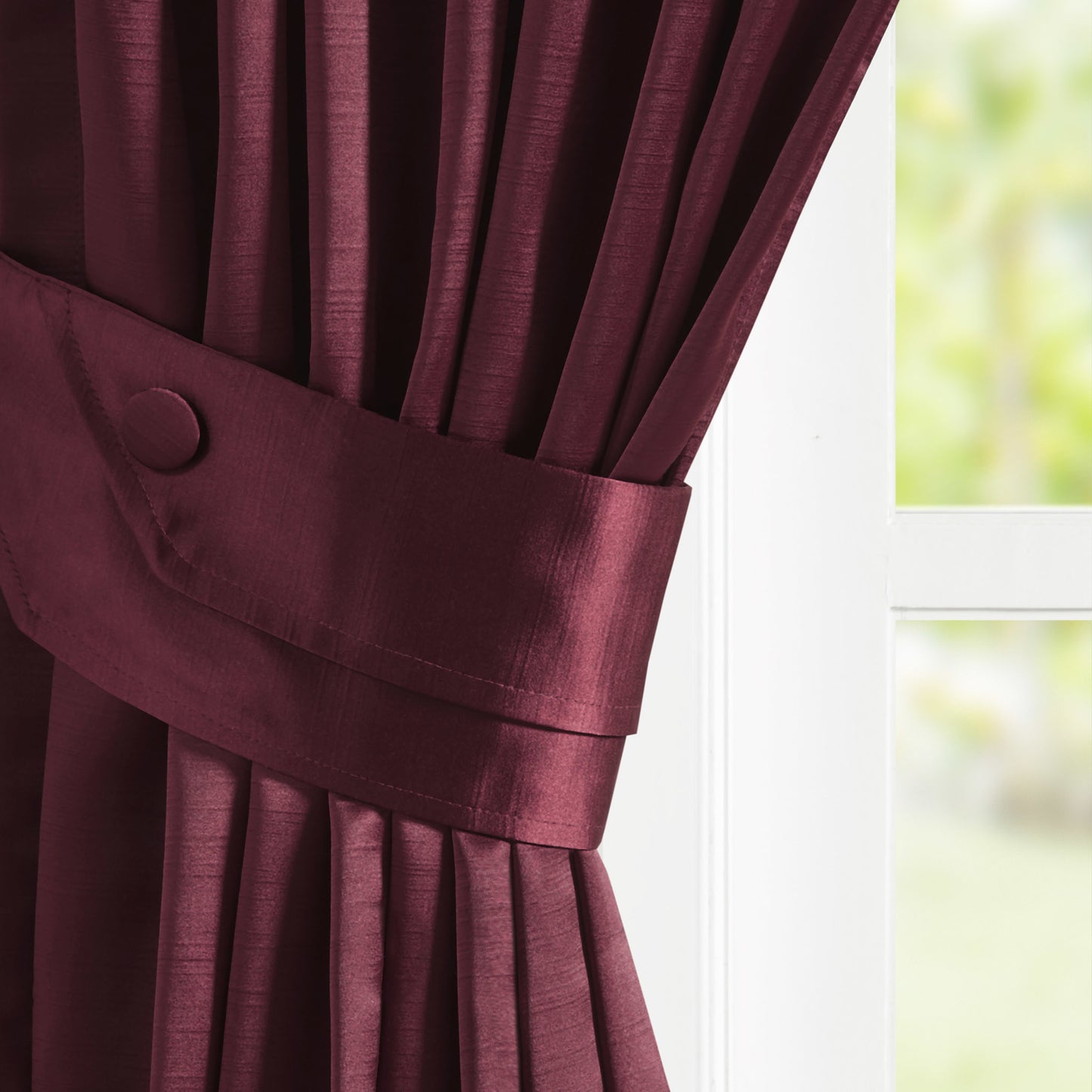 Pleat Curtain Panel with Tieback (Single)