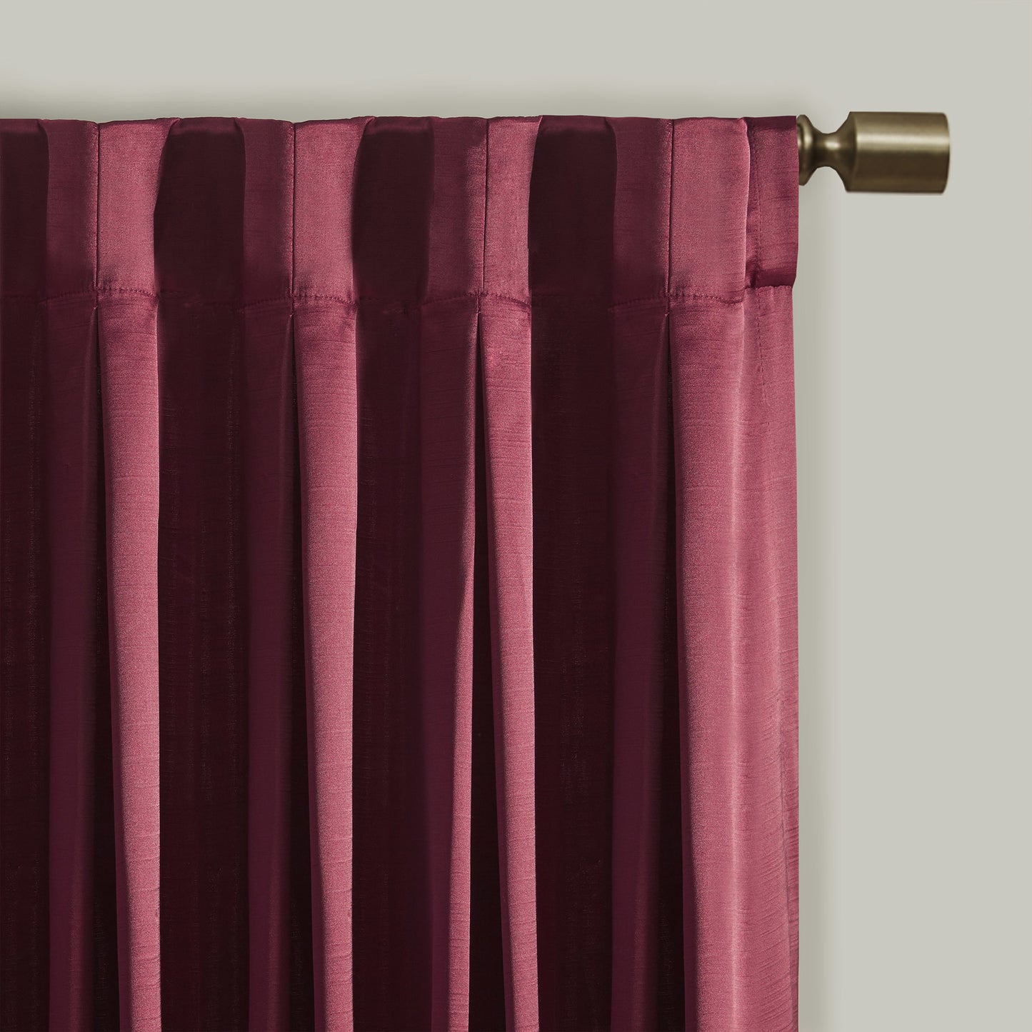 Pleat Curtain Panel with Tieback (Single)